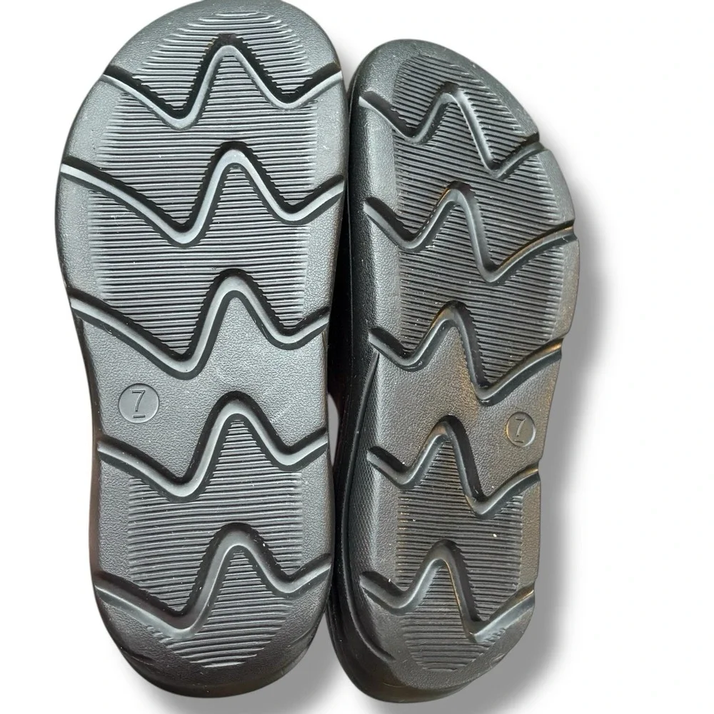 Women's Nox Eva Platform Slide Sandals‎ - All In Motion™   Size 7 Black - Picture 7 of 8